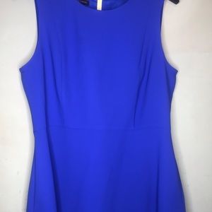 Blue Talbots A-Line Dress with Pockets